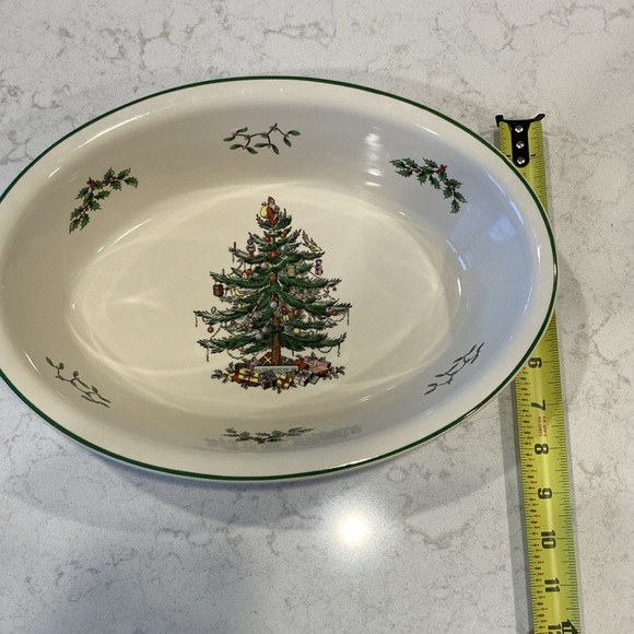 Spode Oval Christmas Serving Dish - Picture 5 of 6